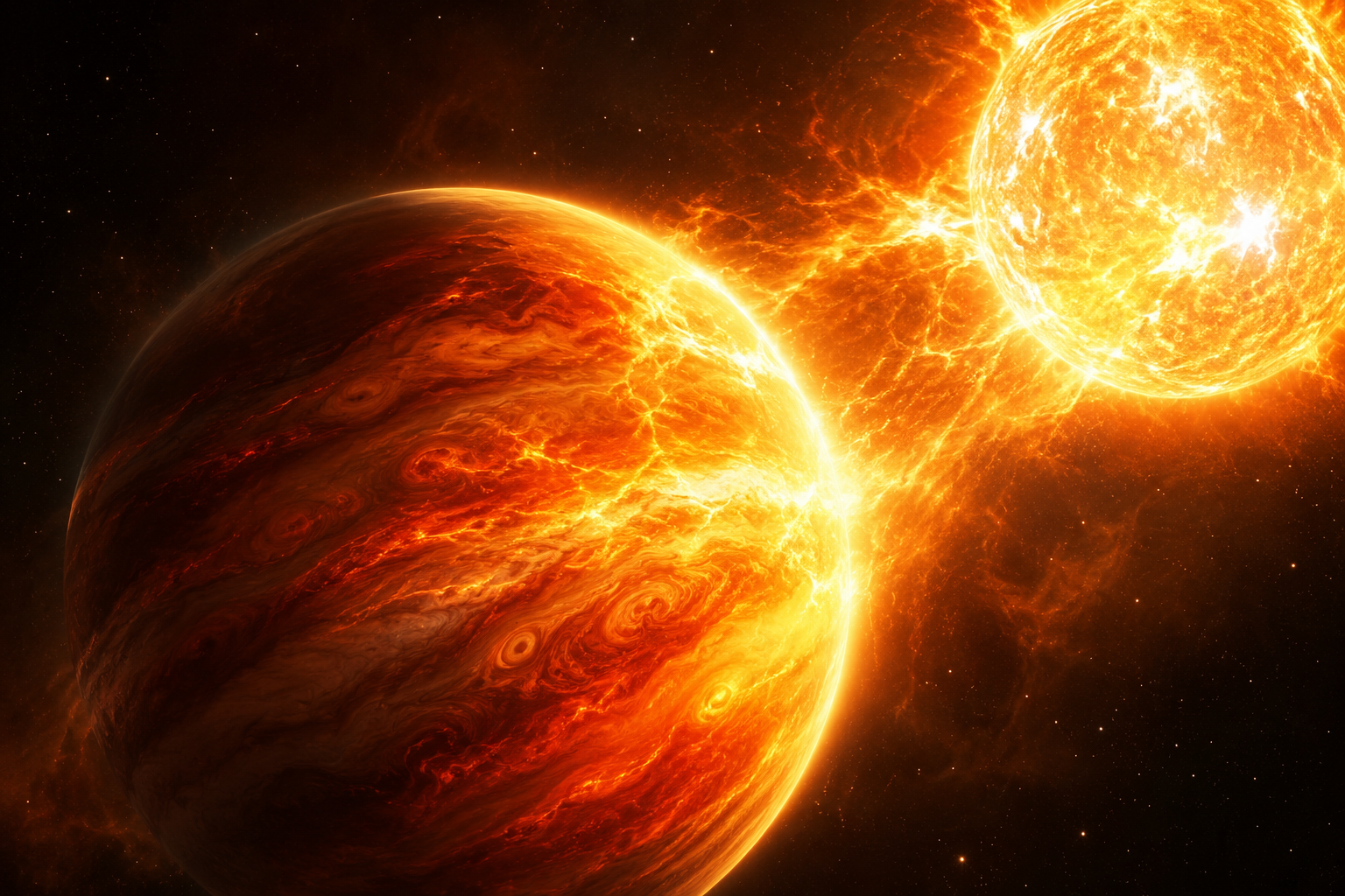 LA PLANETA QUE FOGUÈT BRUTLADA PER LA SIÁ PRÒPRIA ESTELA
