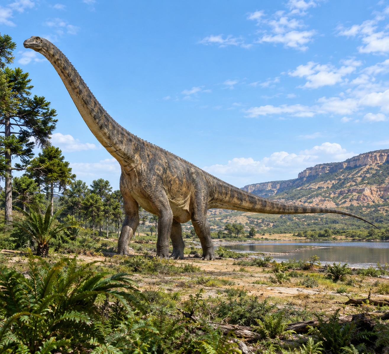 ES TRAPAT EN ARAGON LO FOSSIL DE DIPLODOCUS